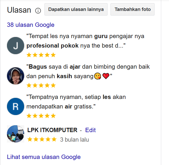 kursus komputer di tangerang